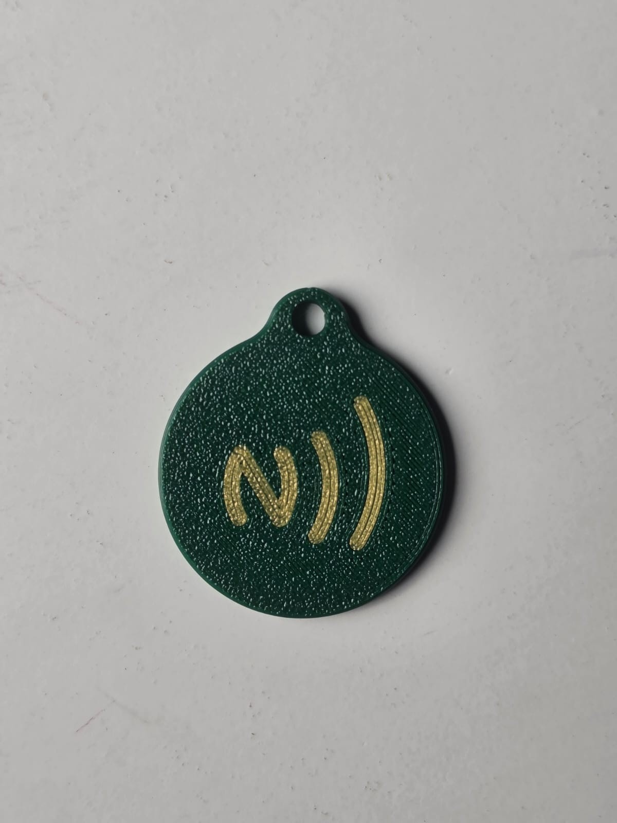 JESUS SAVES NFC TAG GREEN - 5