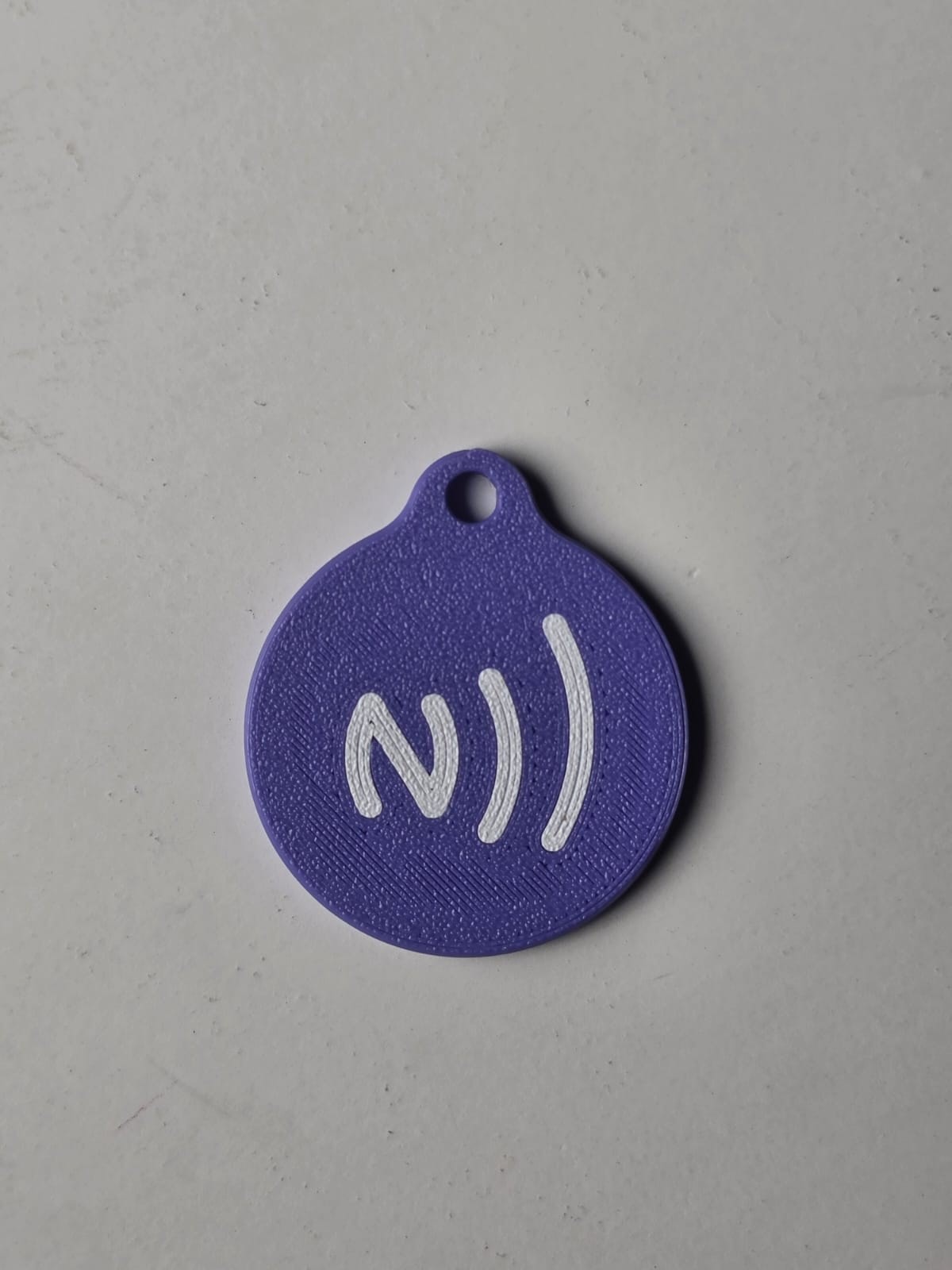 JESUS SAVES NFC TAG PURPLE - 5
