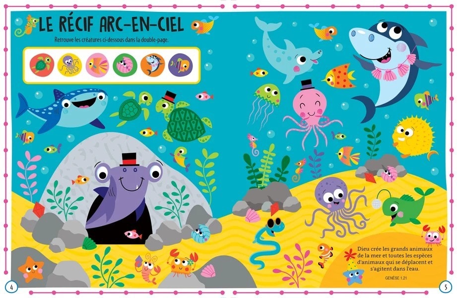 Sous l'ocean Un livre a remplir BIB304966 - 2