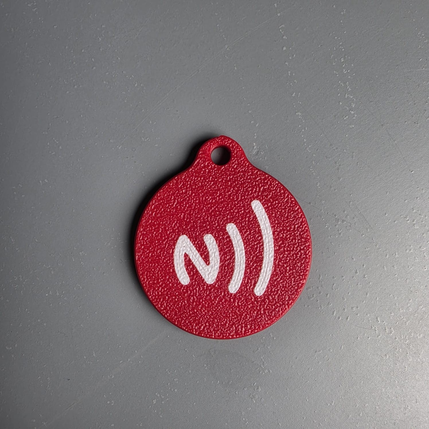 JESUS SAVES NFC TAG RED - 4