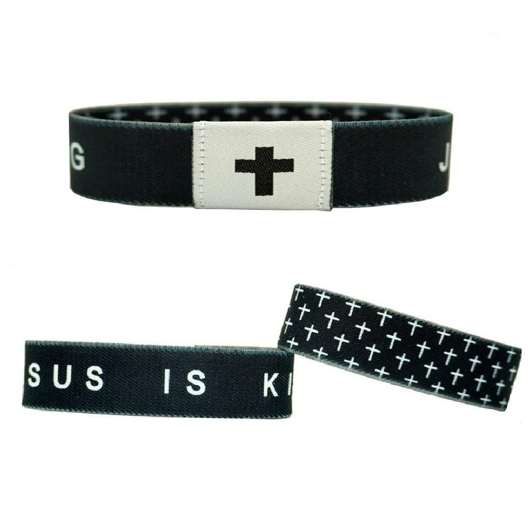 JESUS IS KING CROSS NFC BRACELET - 1
