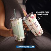 Stay refreshed and inspired on the go with our Stainless Steel Travel Mugs! 💐✨ Perfect for sipping your favorite drink, wherever your day takes you.🌍: Ayatonline.com (Link in Bio)#Ayat #WaterBottles #TravelMugs #Mugs #AyatOnline